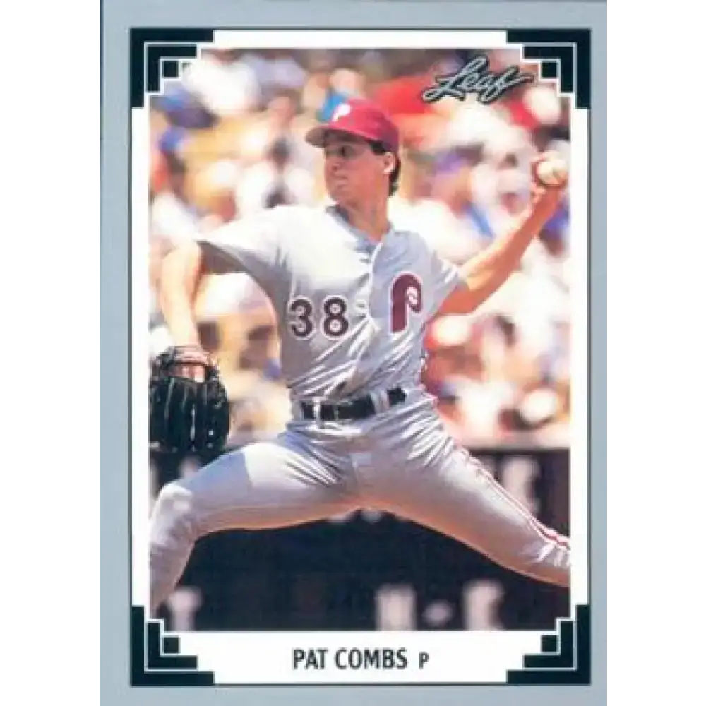 1991 Leaf #32 Pat Combs NM-MT Philadelphia Phillies Baseball Card - Baseball Card Single