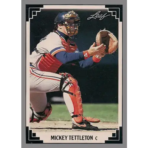 1991 Leaf #322 Mickey Tettleton NM-MT Detroit Tigers Baseball Card - Baseball Card Single