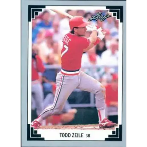 1991 Leaf #327 Todd Zeile NM-MT St. Louis Cardinals Baseball Card - Baseball Card Single