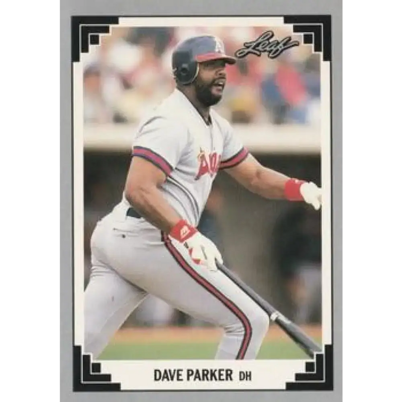 1991 Leaf #334 Dave Parker NM-MT California Angels Baseball Card - Baseball Card Single
