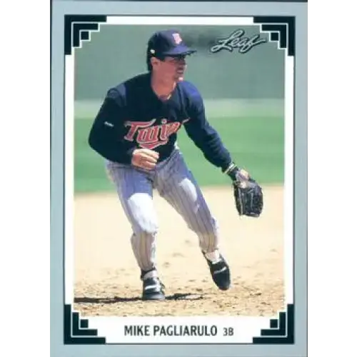 1991 Leaf #339 Mike Pagliarulo NM-MT Minnesota Twins Baseball Card - Baseball Card Single