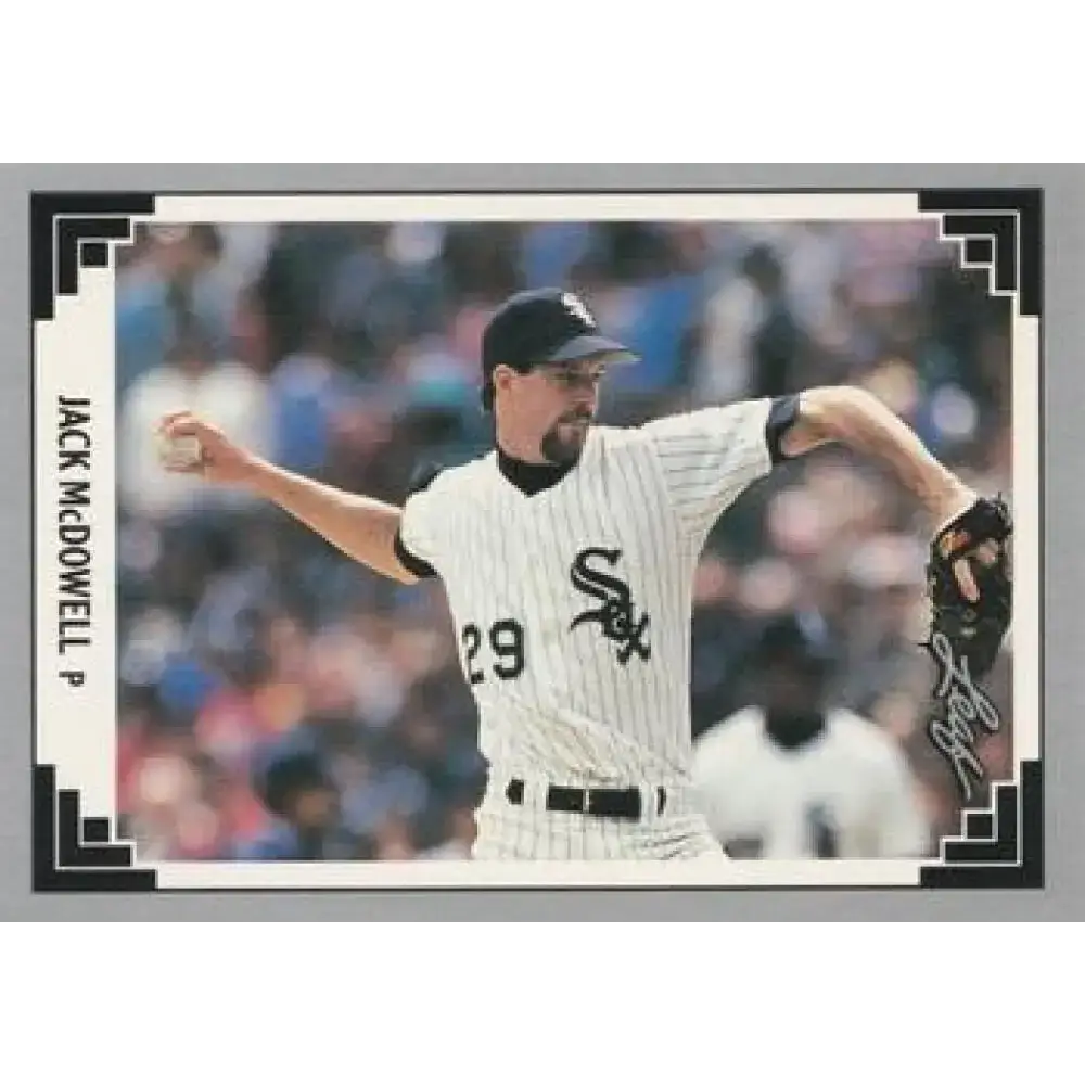 1991 Leaf #340 Jack McDowell NM-MT Chicago White Sox Baseball Card - Baseball Card Single