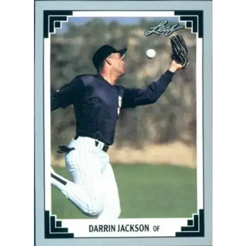 1991 Leaf #346 Darrin Jackson NM-MT San Diego Padres Baseball Card - Baseball Card Single