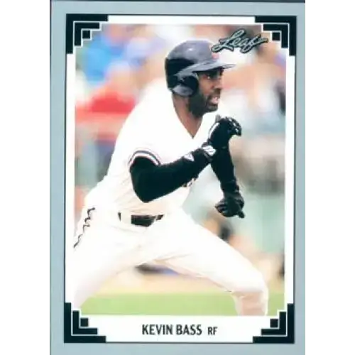 1991 Leaf #365 Kevin Bass NM-MT San Francisco Giants Baseball Card - Baseball Card Single
