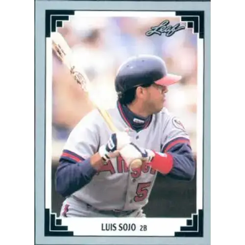 1991 Leaf #367 Luis Sojo NM-MT California Angels Baseball Card - Baseball Card Single