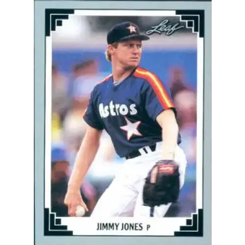 1991 Leaf #371 Jimmy Jones NM-MT Houston Astros Baseball Card - Baseball Card Single