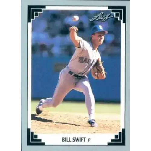1991 Leaf #380 Bill Swift NM-MT Seattle Mariners Baseball Card - Baseball Card Single