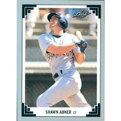 1991 Leaf #381 Shawn Abner NM-MT San Diego Padres Baseball Card - Baseball Card Single