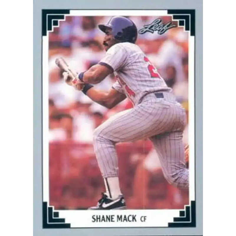 1991 Leaf #40 Shane Mack NM-MT Minnesota Twins Baseball Card - Baseball Card Single