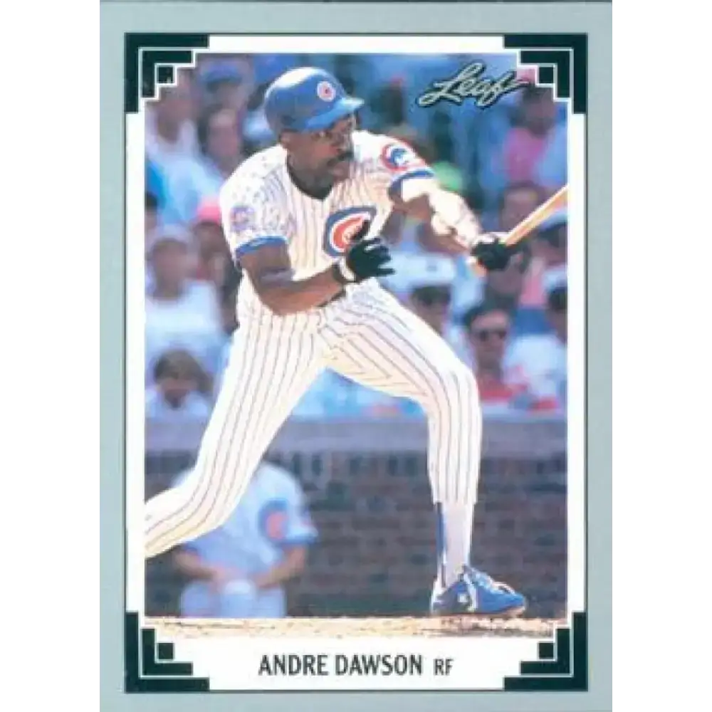 1991 Leaf #400 Andre Dawson NM-MT Chicago Cubs Baseball Card - Baseball Card Single