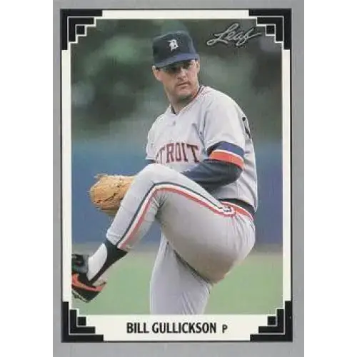 1991 Leaf #402 Bill Gullickson NM-MT Detroit Tigers Baseball Card - Baseball Card Single