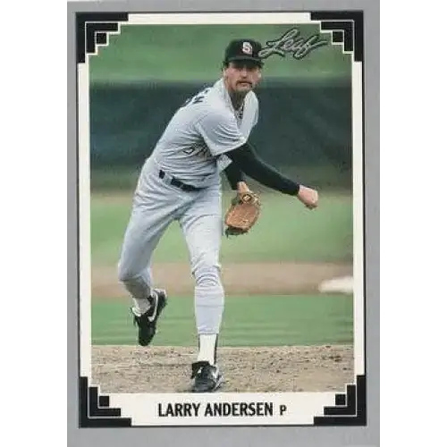 1991 Leaf #407 Larry Andersen NM-MT San Diego Padres Baseball Card - Baseball Card Single