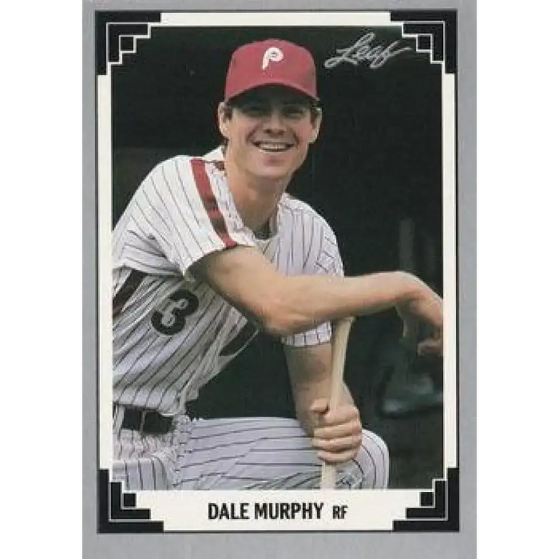 1991 Leaf #412 Dale Murphy NM-MT Philadelphia Phillies Baseball Card - Baseball Card Single