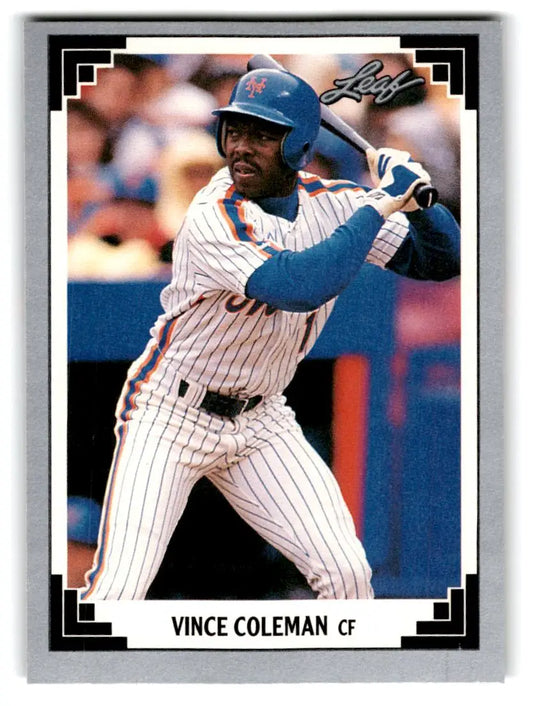 1991 Leaf #427 Vince Coleman - Baseball Card Single