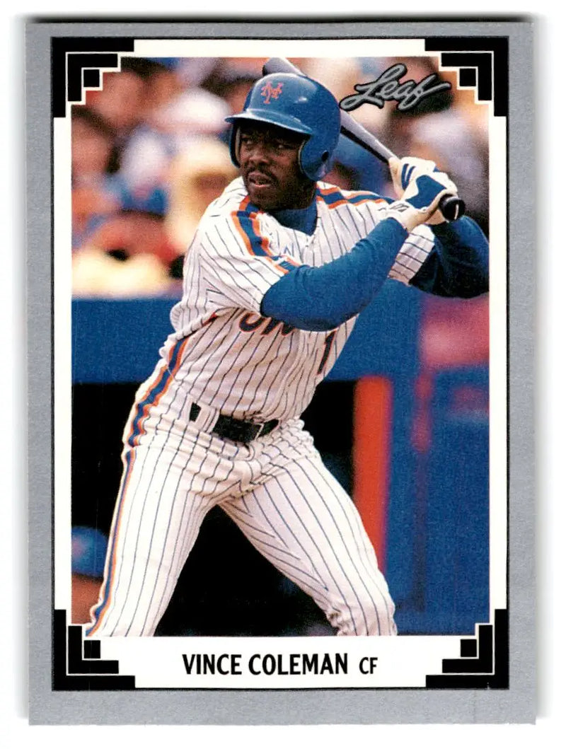 1991 Leaf #427 Vince Coleman - Baseball Card Single