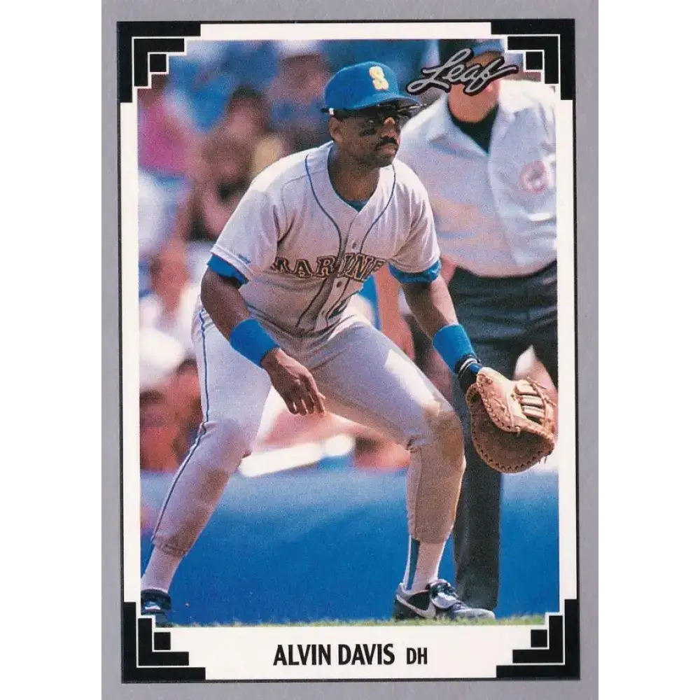 1991 Leaf #429 Alvin Davis NM-MT Seattle Mariners Baseball Card - Baseball Card Single