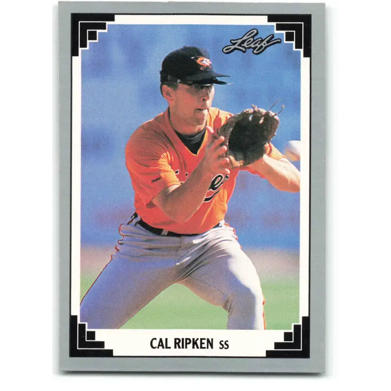 1991 Leaf #430 Cal Ripken Jr. NM-MT Baltimore Orioles Baseball Card - Baseball Card Single