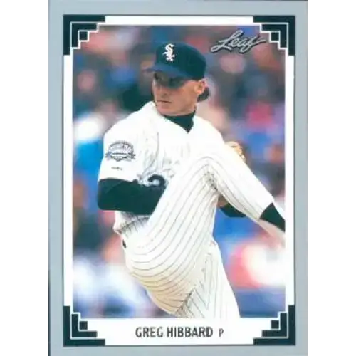 1991 Leaf #438 Greg Hibbard NM-MT Chicago White Sox Baseball Card - Baseball Card Single