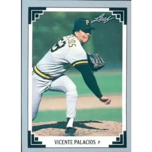 1991 Leaf #442 Vicente Palacios NM-MT Pittsburgh Pirates Baseball Card - Baseball Card Single