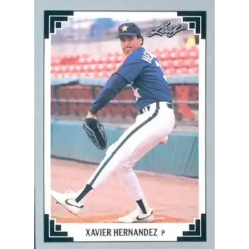 1991 Leaf #462 Xavier Hernandez NM-MT Houston Astros Baseball Card - Baseball Card Single