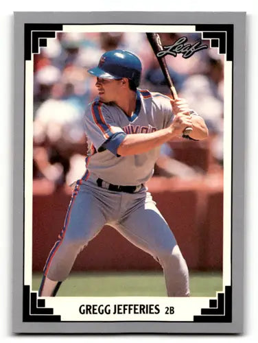1991 Leaf #465 Gregg Jefferies NM Near Mint Mets ID:55935 - Baseball Card Single