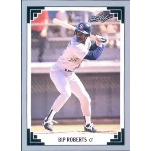 1991 Leaf #478 Bip Roberts NM-MT San Diego Padres Baseball Card - Baseball Card Single
