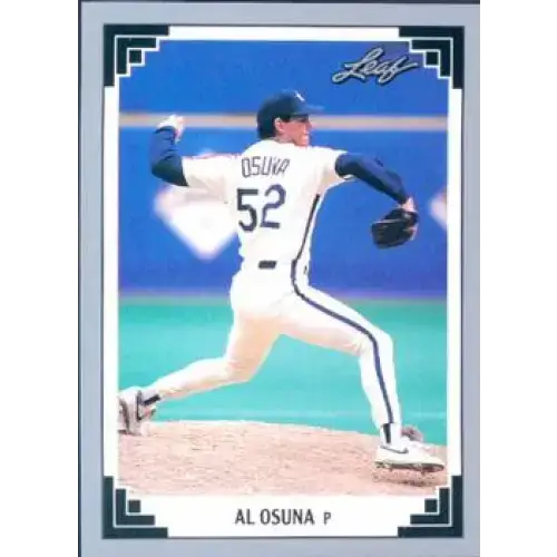 1991 Leaf #492 Al Osuna NM-MT RC Rookie Houston Astros Baseball Card - Baseball Card Single