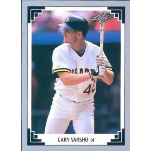 1991 Leaf #500 Gary Varsho NM-MT Pittsburgh Pirates Baseball Card - Baseball Card Single
