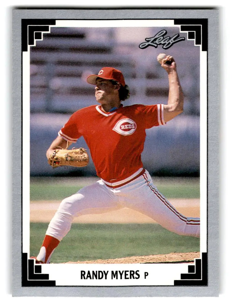 1991 Leaf #504 Randy Myers - Baseball Card Single
