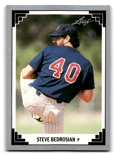1991 Leaf #505 Steve Bedrosian NM-MT Twins ID:67266 - Baseball Card Single
