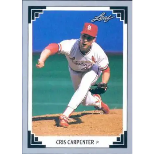 1991 Leaf #507 Cris Carpenter NM-MT St. Louis Cardinals Baseball Card - Baseball Card Single