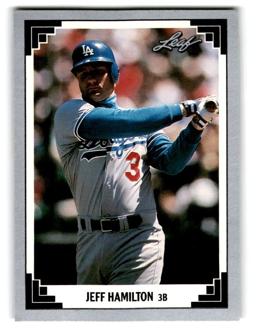 1991 Leaf #509 Jeff Hamilton - Baseball Card Single