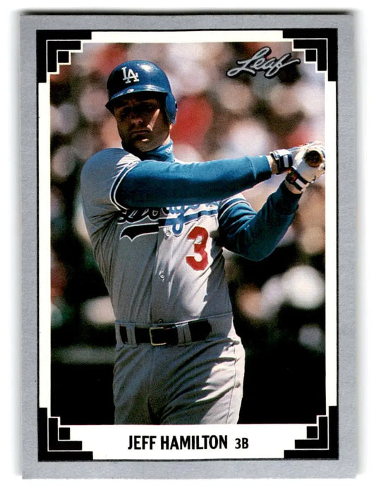 1991 Leaf #509 Jeff Hamilton - Baseball Card Single