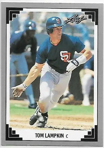1991 Leaf #512 Tom Lampkin NM Near Mint Padres - Baseball Card Single