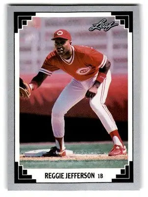 1991 Leaf #514 Reggie Jefferson - Baseball Card Single