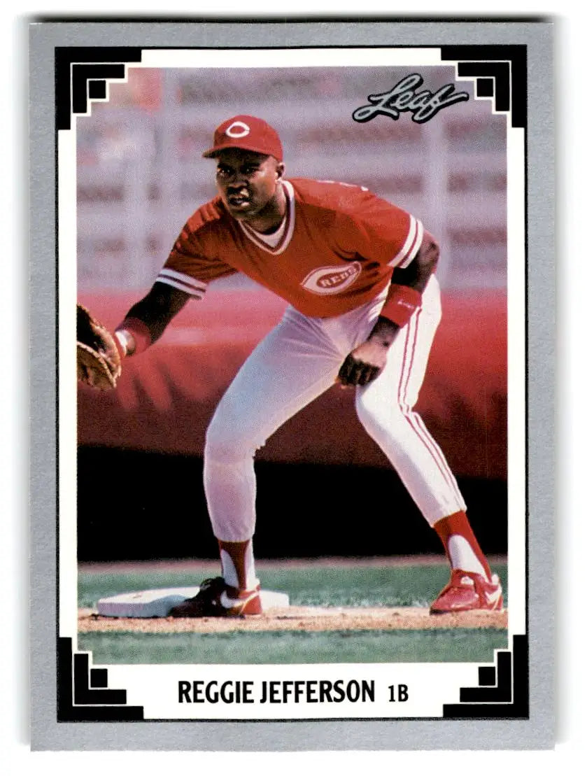 1991 Leaf #514 Reggie Jefferson - Baseball Card Single