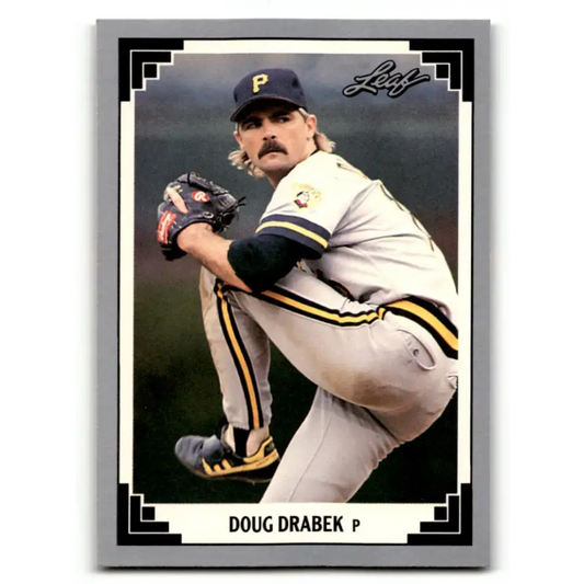 1991 Leaf #516 Doug Drabek NM-MT Pittsburgh Pirates Baseball Card - Baseball Card Single