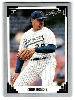 1991 Leaf #518 Chris Bosio - Baseball Card Single