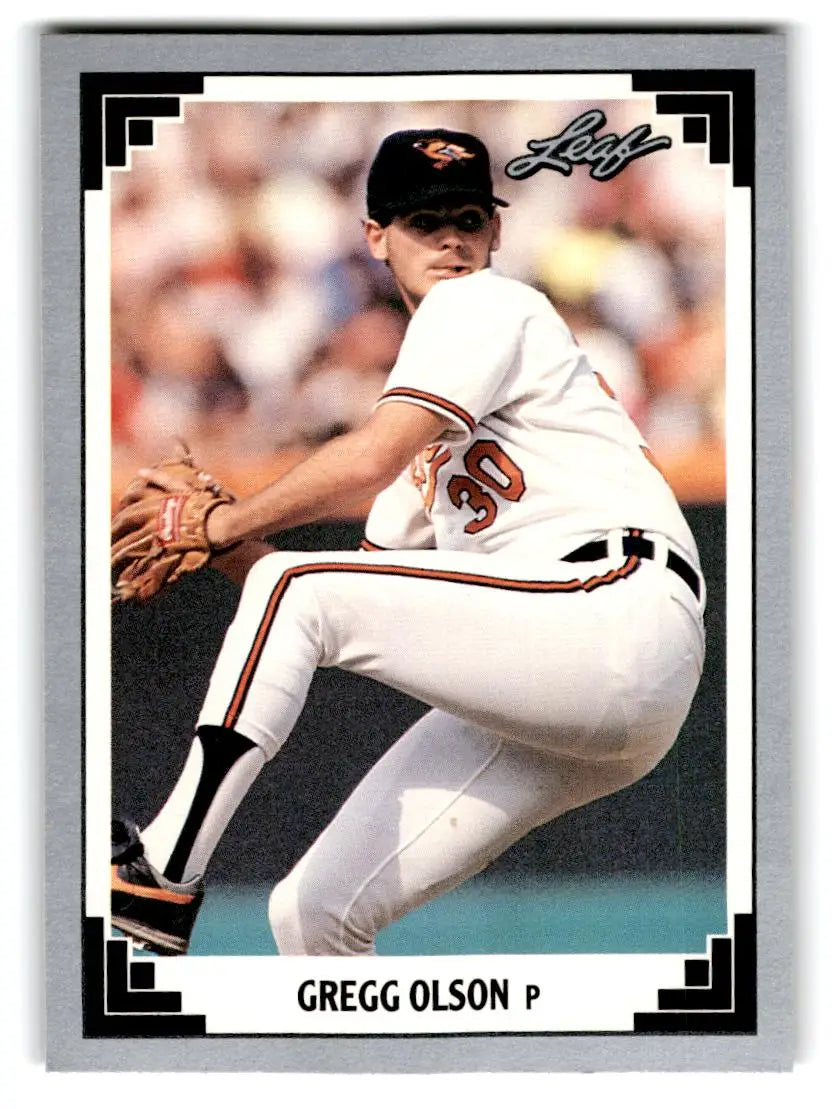 1991 Leaf #519 Gregg Olson - Baseball Card Single