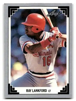 1991 Leaf #523 Ray Lankford - Baseball Card Single