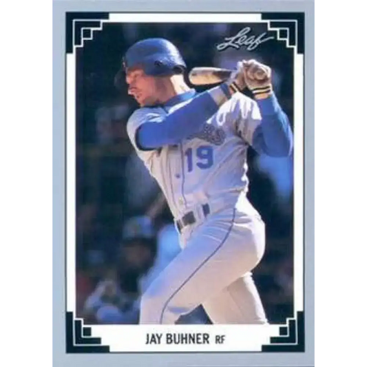 1991 Leaf #62 Jay Buhner NM-MT Seattle Mariners Baseball Card - Baseball Card Single