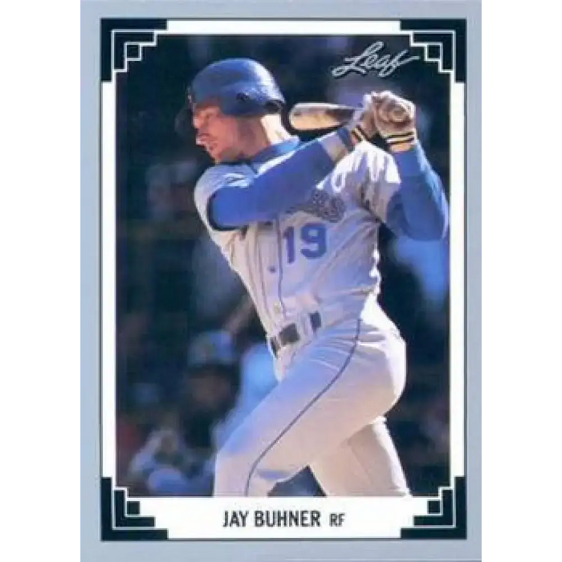 1991 Leaf #62 Jay Buhner NM-MT Seattle Mariners Baseball Card - Baseball Card Single