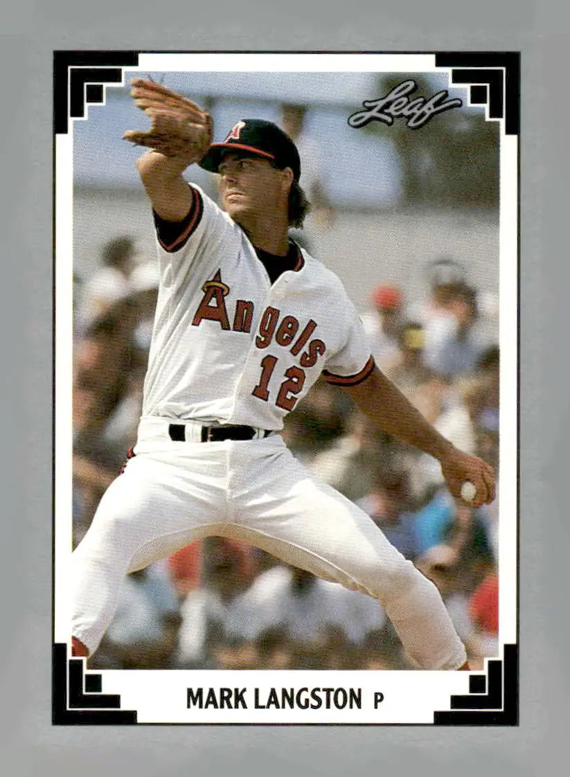 1991 Leaf #67 Mark Langston - Baseball Card Single