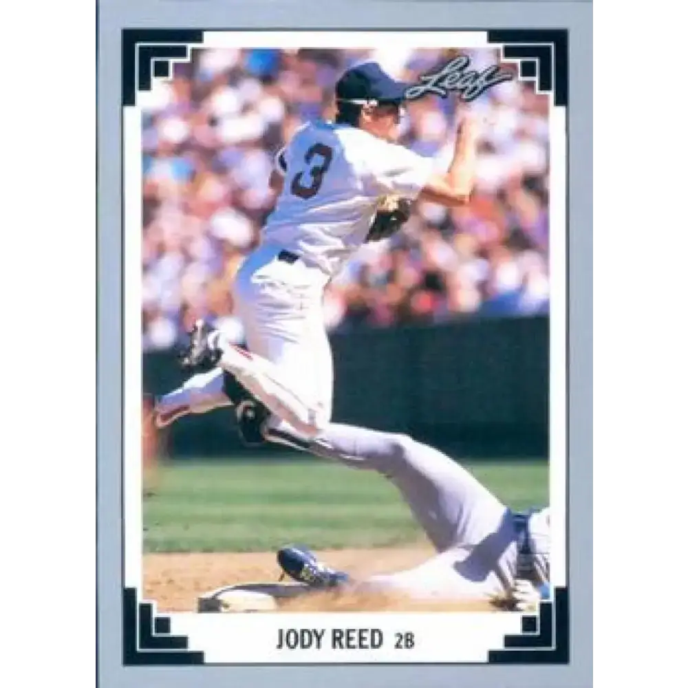 1991 Leaf #69 Jody Reed NM-MT Boston Red Sox Baseball Card - Baseball Card Single