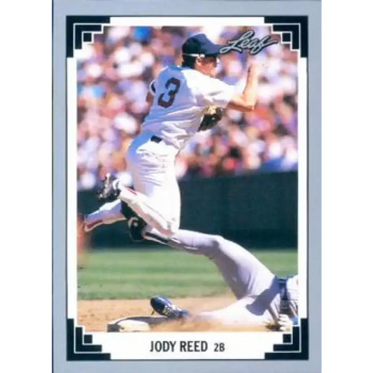 1991 Leaf #69 Jody Reed NM-MT Boston Red Sox Baseball Card - Baseball Card Single