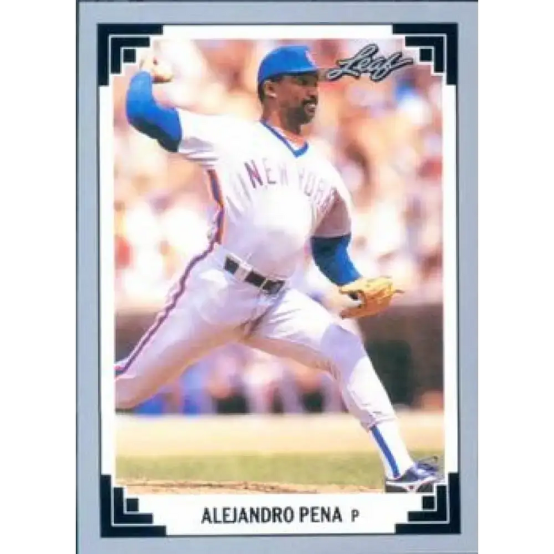 1991 Leaf #70 Alejandro Pena NM-MT New York Mets Baseball Card - Baseball Card Single