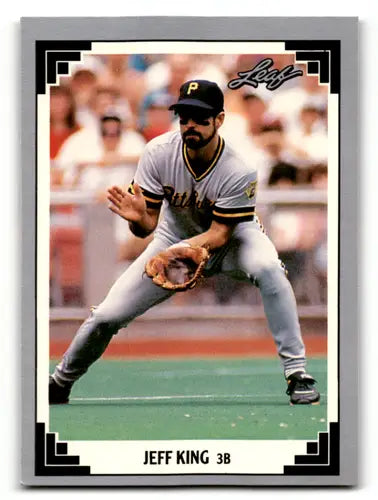1991 Leaf #71 Jeff King NM Near Mint Pirates ID:55919 - Baseball Card Single