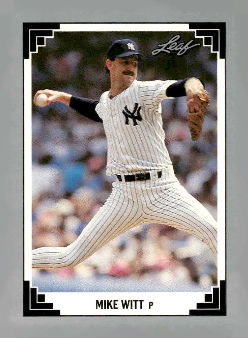 1991 Leaf #74 Mike Witt - Baseball Card Single