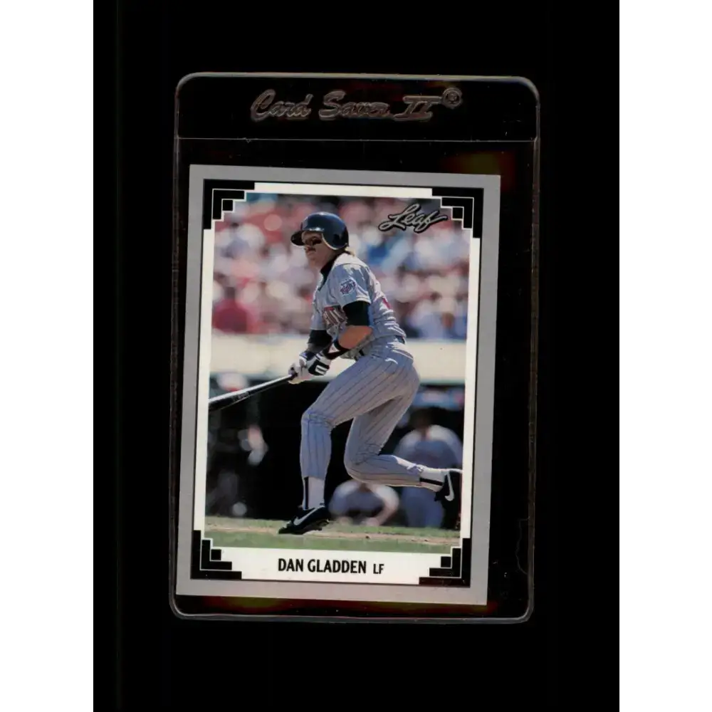1991 Leaf #76 Dan Gladden NM-MT Minnesota Twins Baseball Card - Baseball Card Single