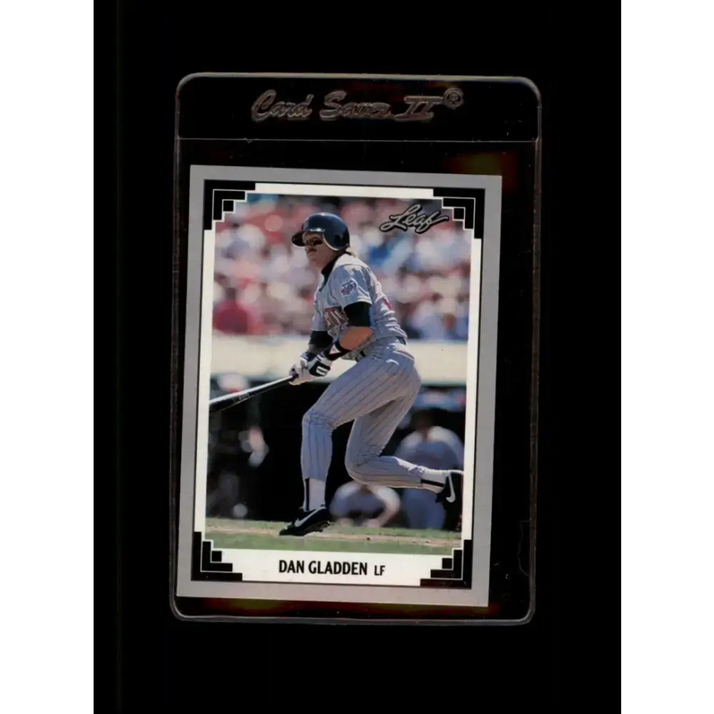 1991 Leaf #76 Dan Gladden NM-MT Minnesota Twins Baseball Card - Baseball Card Single